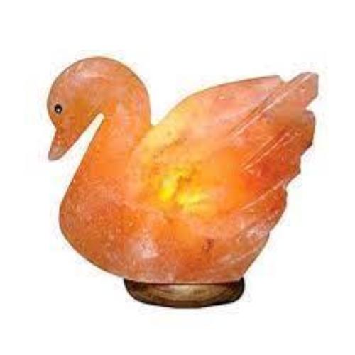 Lampada di Sale rosa dell'Himalaya Cigno