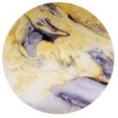 Lampada da tavolo in vetro dipinto Uranium h. 45 cm.