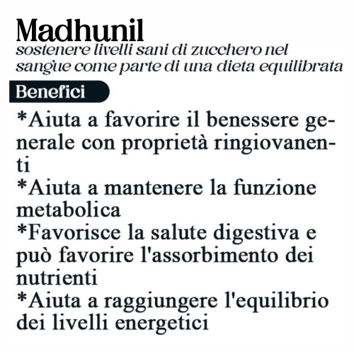 Integratore alimentare Ayushakti Madhunil