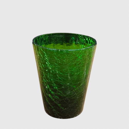 Green cackle glass