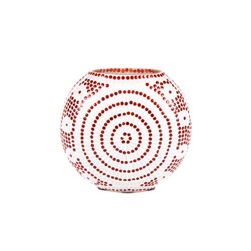 Lampada da tavolo in vetro mosaicata Sunset h. 23 cm.